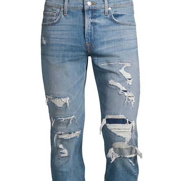 NWOT 7FOR ALL MANKIND RYLEY DISTRESSED JEAN/ITALIAN FABRIC - Picture 11 of 16